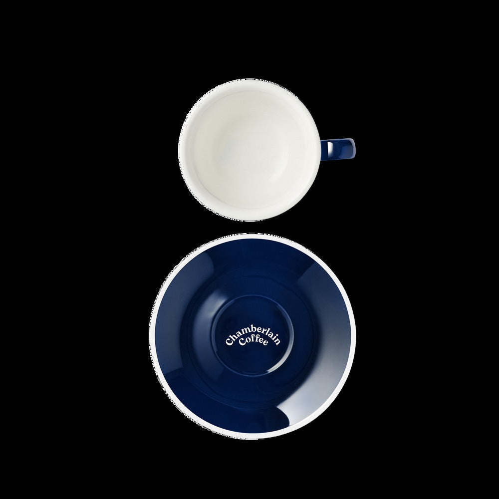 Navy Cup & Saucer