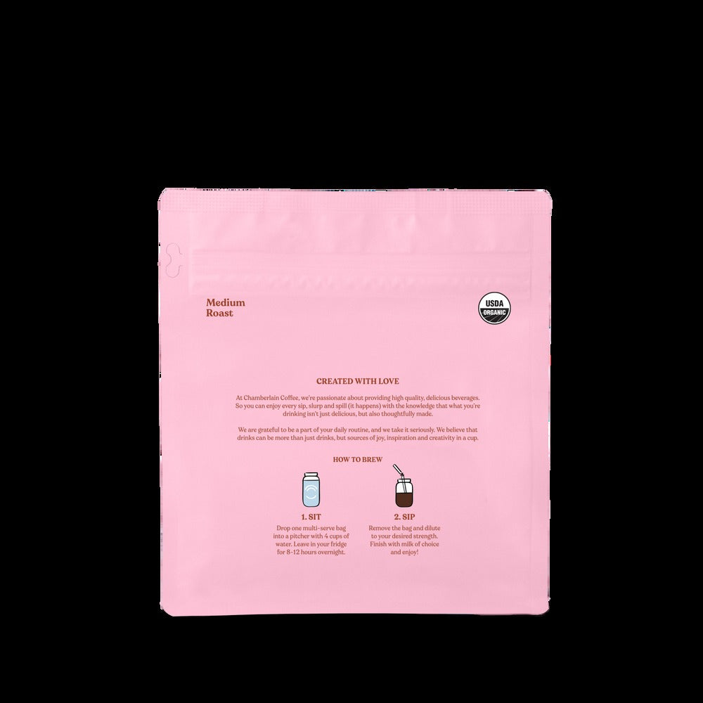 Organic Vanilla Cold Brew Elephant Large Coffee Bags