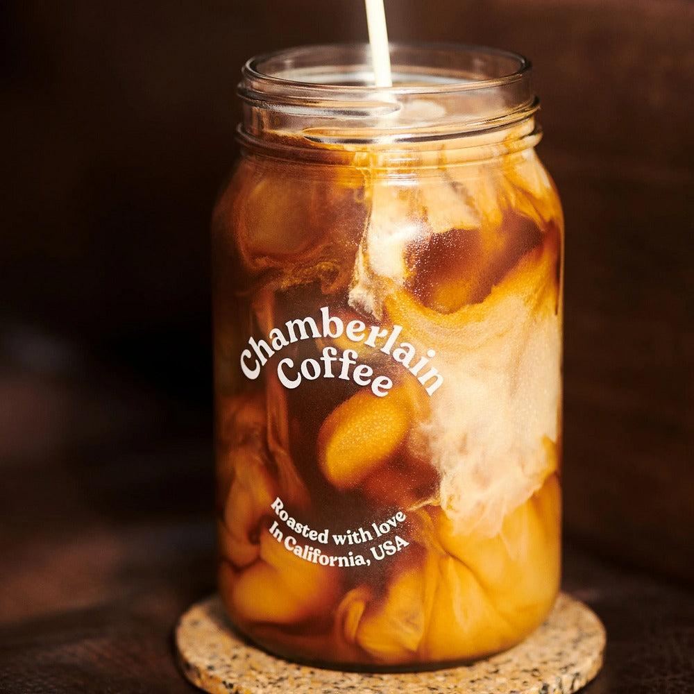 Large Cold Brew Mason Jar