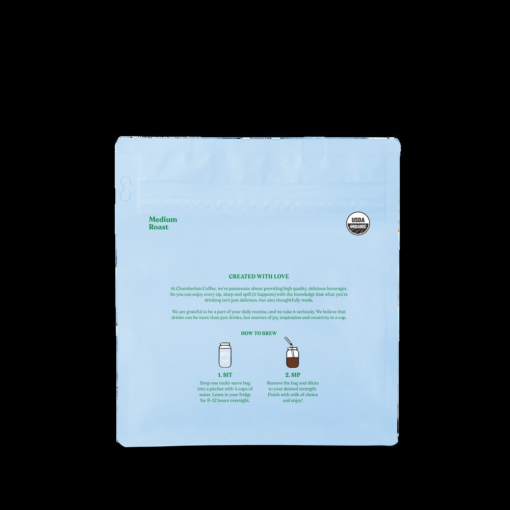 Organic Cold Brew Elephant Large Coffee Bags