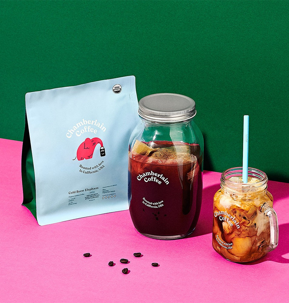 Organic Cold Brew Elephant Large Coffee Bags