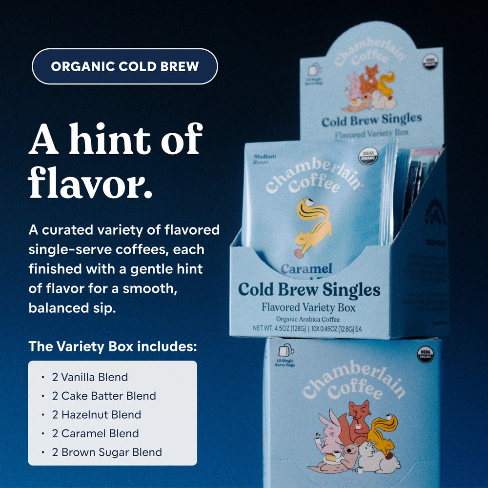 Organic Flavored Variety Cold Brew Singles