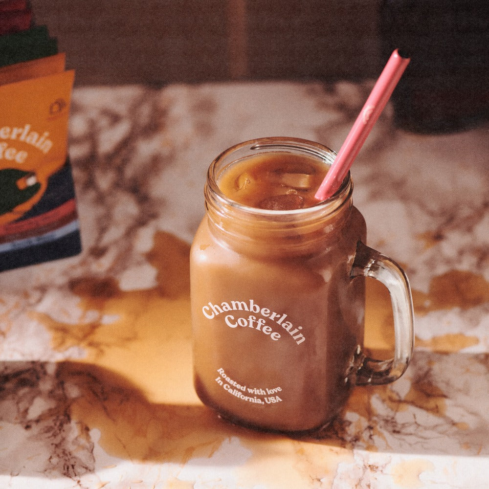 Square Cold Brew Mason Jar