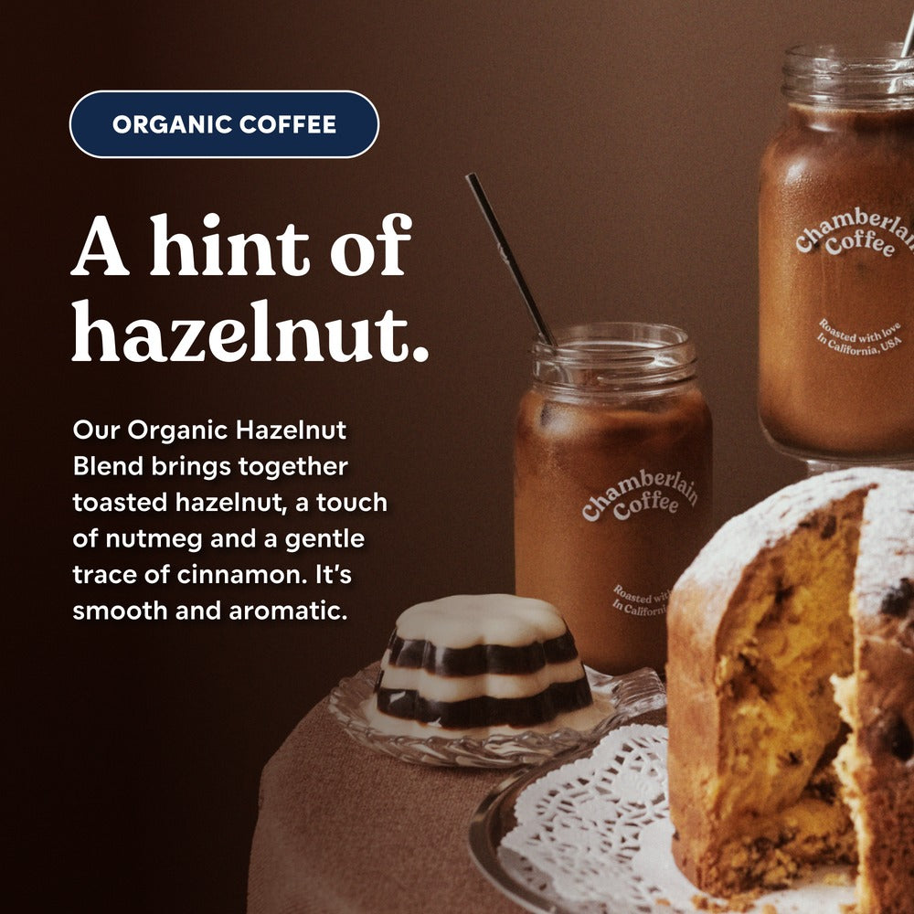 Organic Hazelnut Coffee Blend